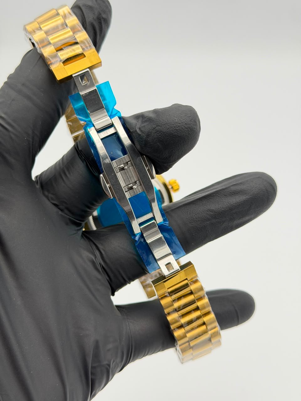 Black Dial Full Gold Watch – Crystal Markers - Image 3