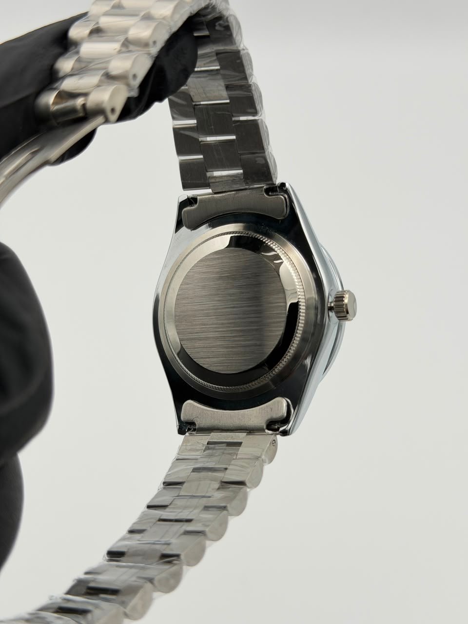 Black Gradient Dial Silver Watch – Crystal Markers - Image 3