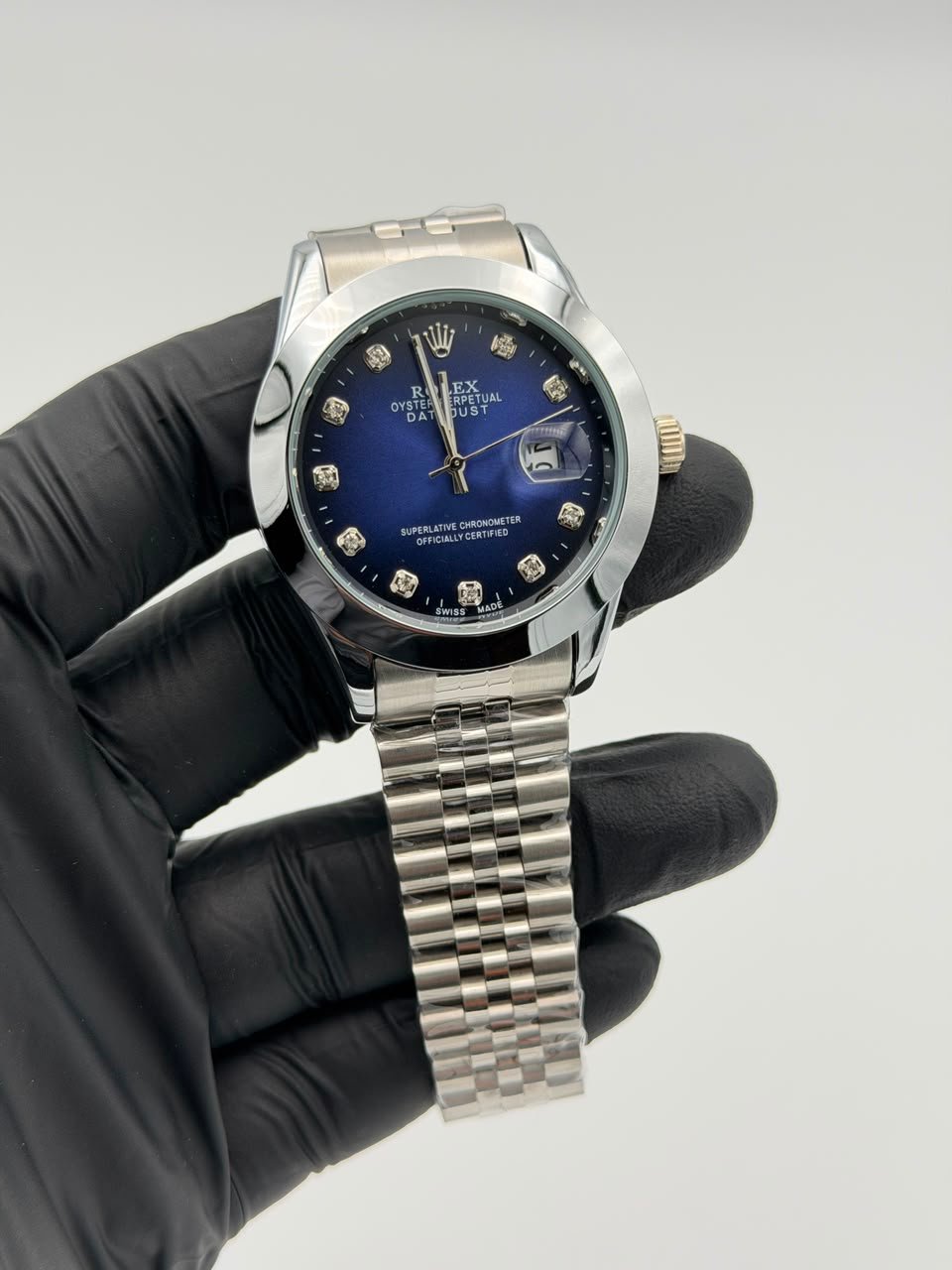 Blue Dial Classic Watch – Jubilee Bracelet