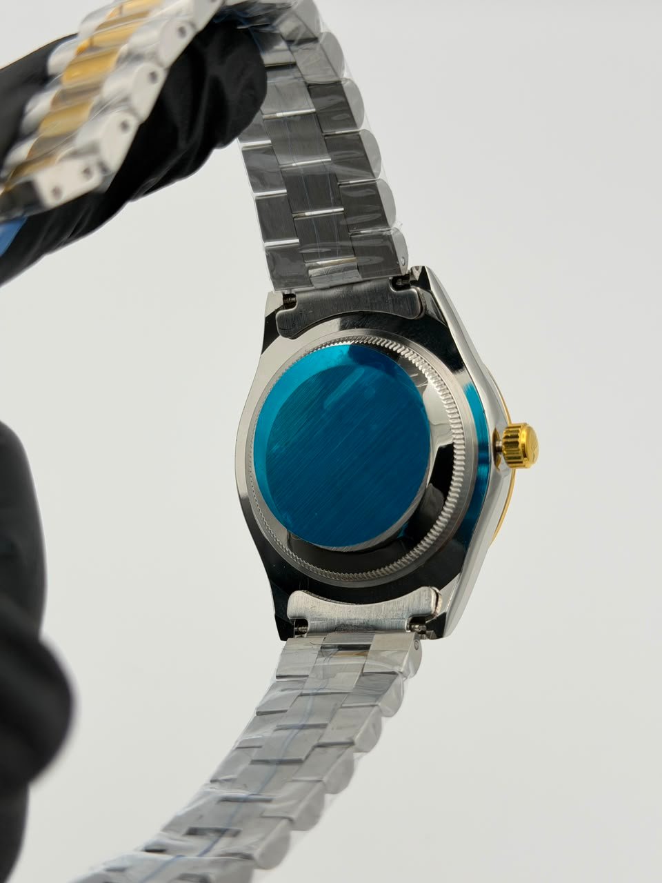 Gold Dial Two-Tone Watch – Gold & Silver Bracelet - Image 4