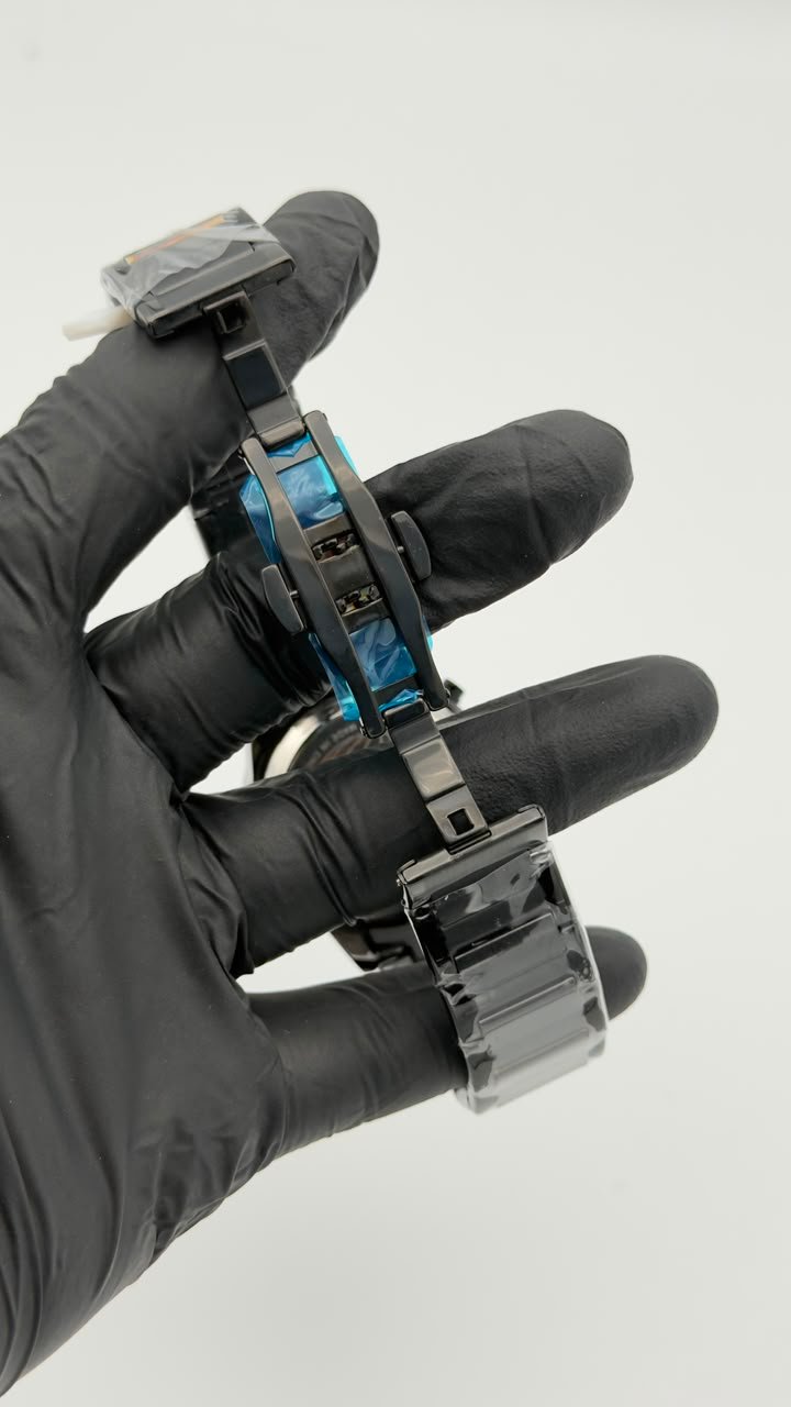Al-Salah Dual Time Digital-Analog Stainless Steel Quartz Watch - Image 4