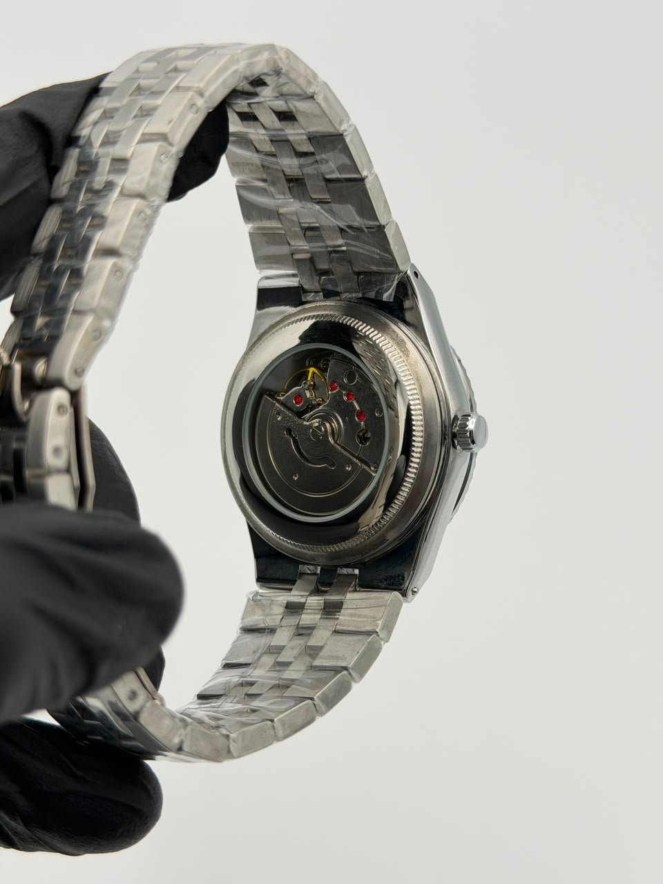 White Dial Semi-Automatic Watch – Jubilee Bracelet - Image 3